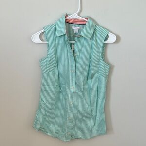 Nautica Striped Sleeveless Blouse - NWT